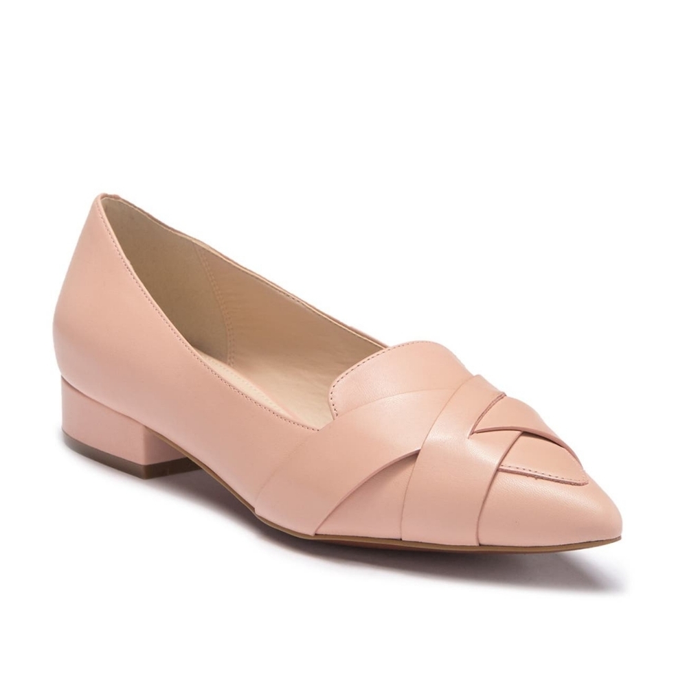 Cole Haan Camila Skinner Leather Blush Flats 6